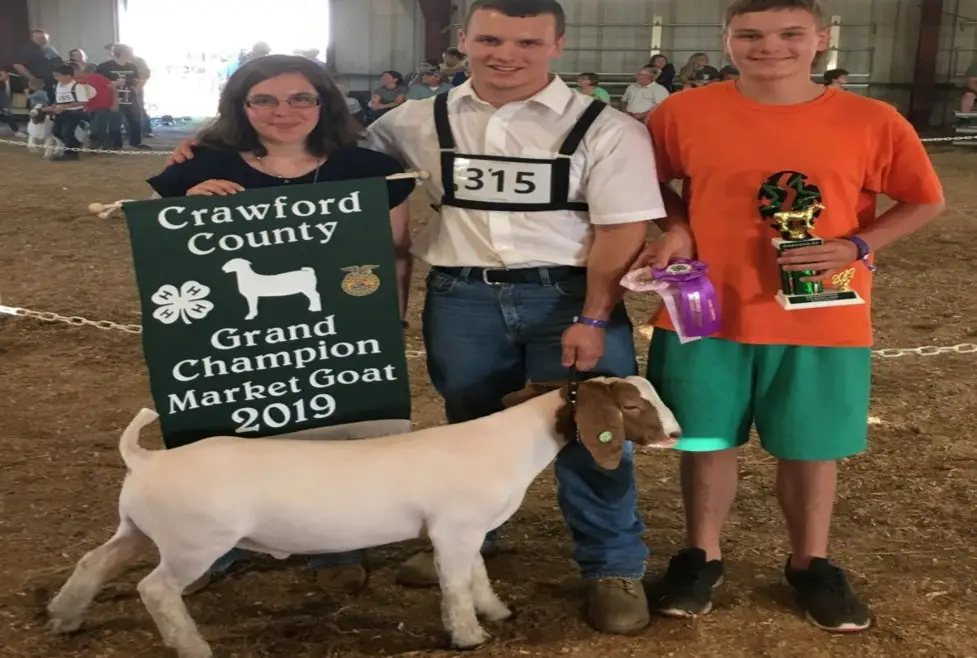 Crawford County Fair Grand Champion Market Goat 2019