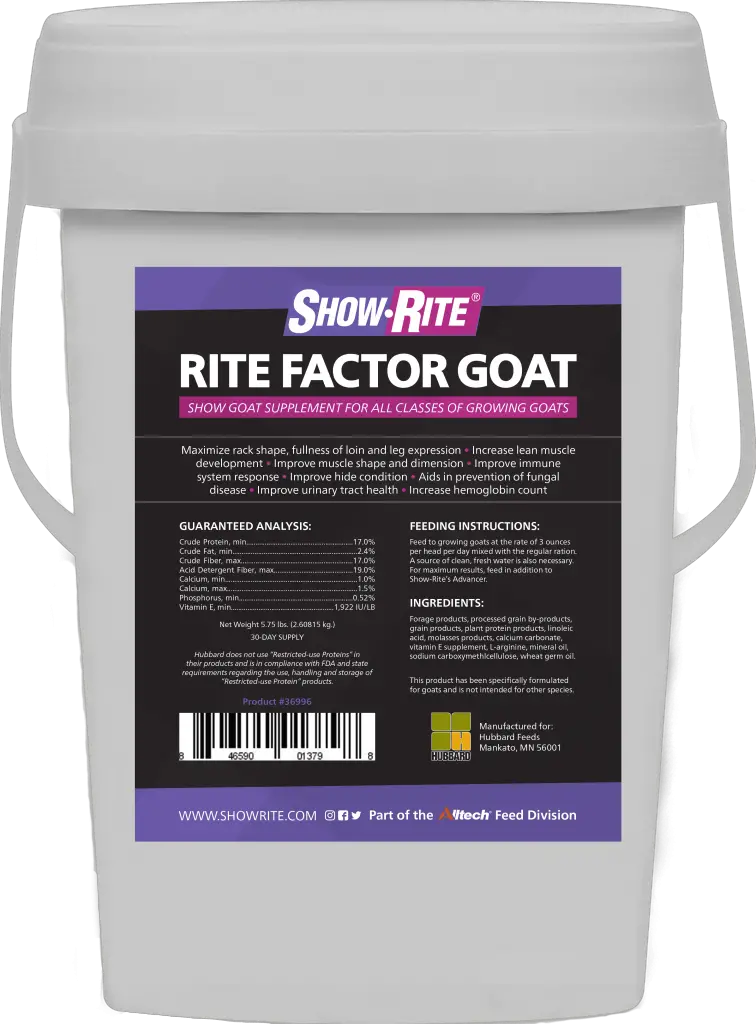 Show Rite brand Rite Factor Goat